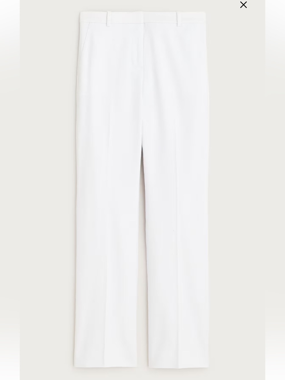 J. Crew Kaya Pant in stretch linen blend- White - Picture 5 of 7
